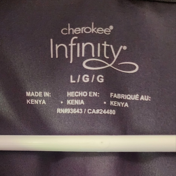 Cherokee Gray Fitted Wrap Short Sleeve Tee - Picture 5 of 5